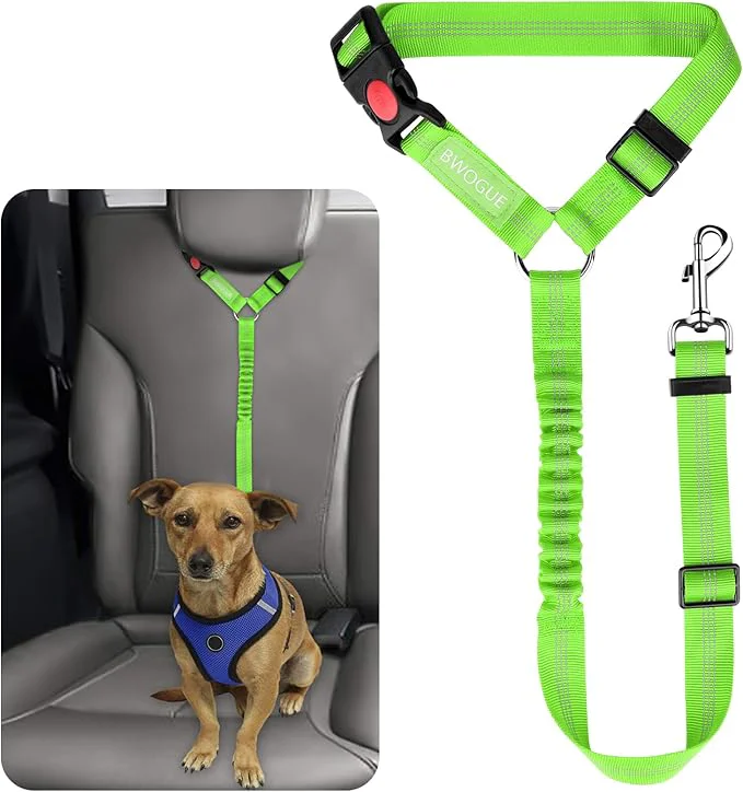 Classic BWOGUE Pet Dog Cat Seat Belt Reflective Car Dog Headrest Restraint Leash Exceptional