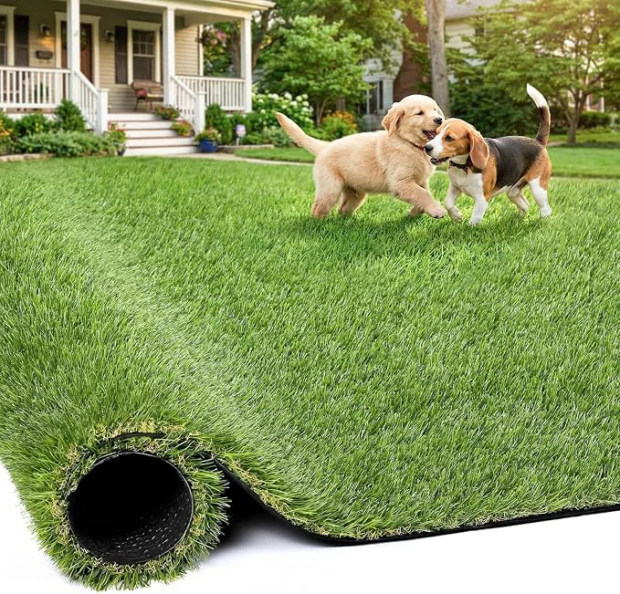 Detailed Artificial Grass Rug Indoor Outdoor 6 x 10FT Faux Grass Turf Genuine