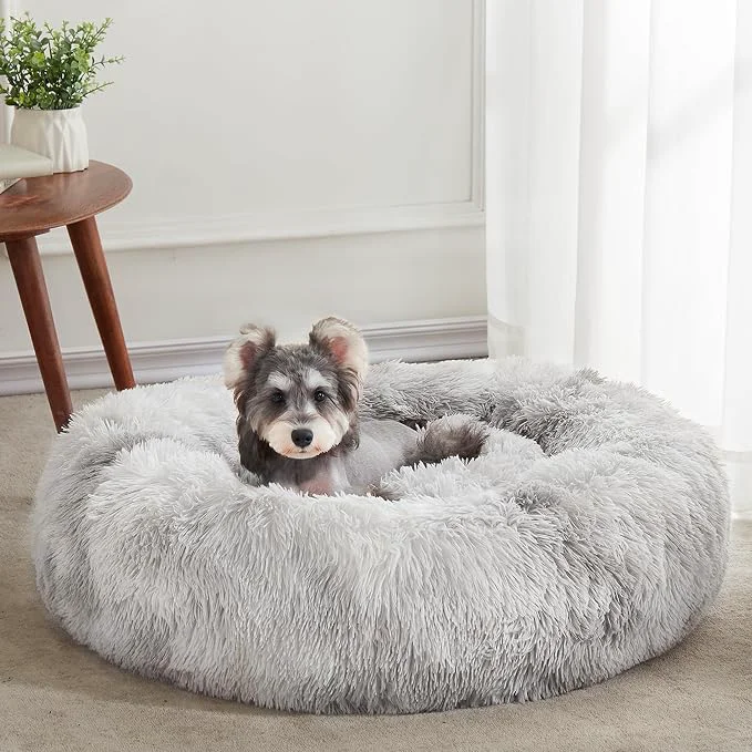 Efficient WESTERN HOME WH Calming Dog Cat Bed Anti-Anxiety Donut Cuddler Warming Cozy Versatile