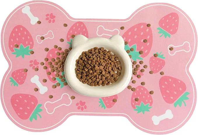 Next-Generation Dog Food Mat 0.15 Thickened Super Absorbent Pet Feeding Mat Premium