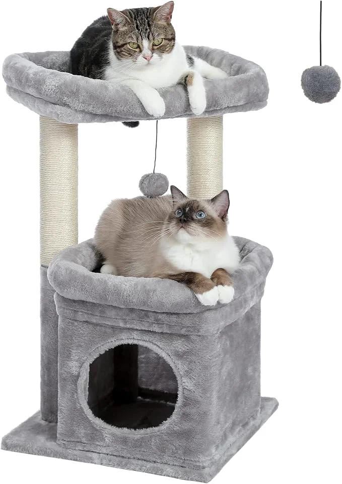 Dependable PEQULTI Cat Tree Tower for Indoor Cats Unique