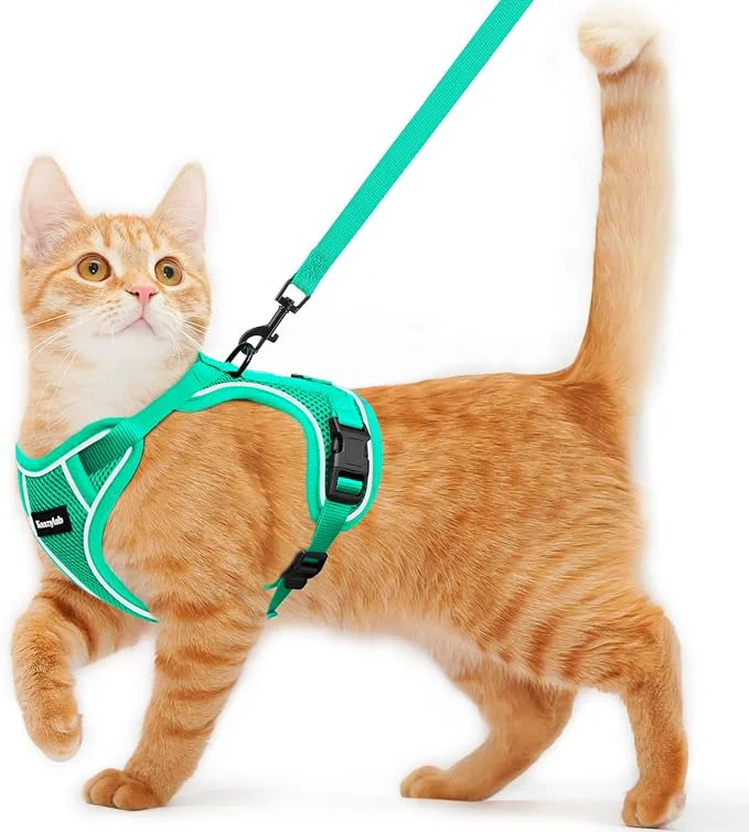 Next-Generation Cat Harness and Leash for Walking Escape Proof Soft Adjustable Cat Leash Original