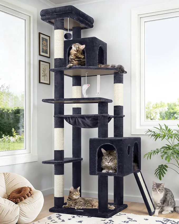 Durable Globlazer Heavy Duty Cat Tree 70 inch Sturdy Cat Tree World-Class
