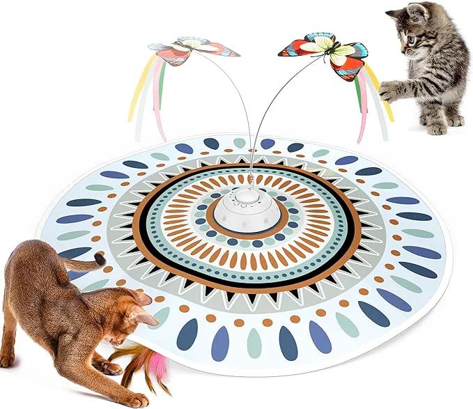 Relaxed Potaroma Cat Toys Chargeable 3in1 Hide and Seek Innovative