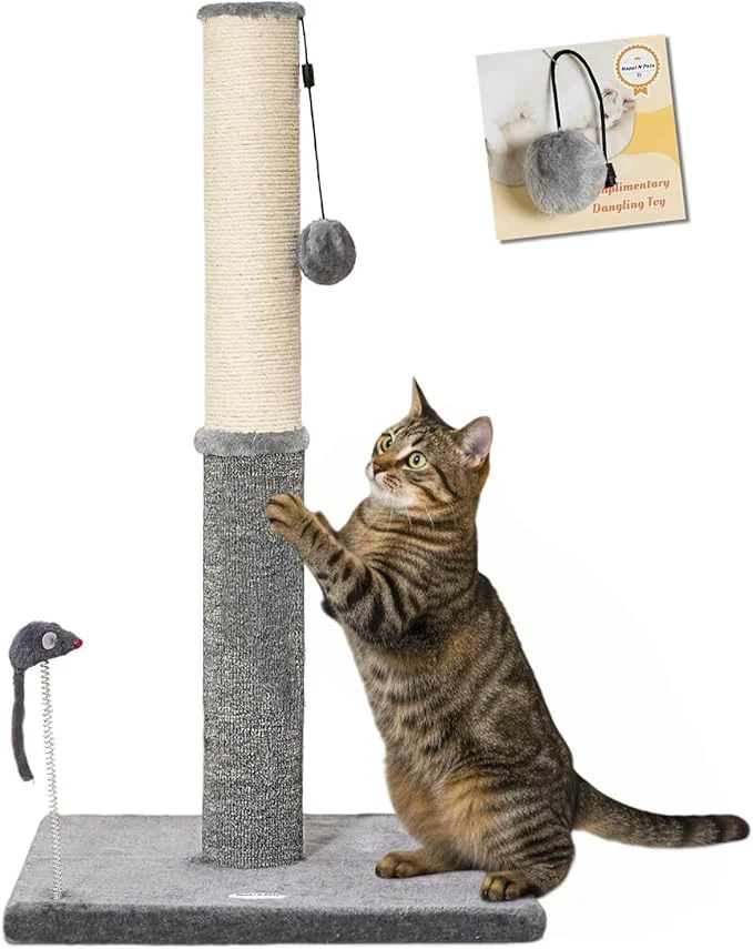 Carefully Designed Happi N Pets 29.5 Tall Cat Scratching Post Cat Scratchers Fine