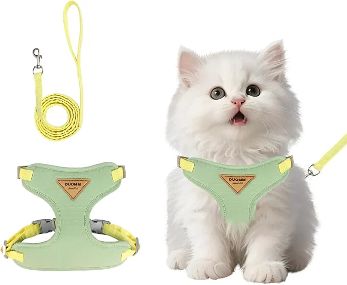 Trusted wanheart Cat Harness and Leash Set Escape-Proof Adjustable cat Leash and Smooth