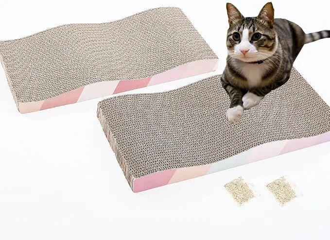 Minimalist Cat Scratching Board cat Scratcher Cat Scratch Pad Cardboard cat scratchers Lightweight