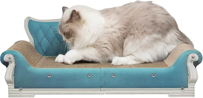 High-Performance Cat Sofa Shape Scratch Pad for Large Medium Small Indoor Cats Larger-Sized High-Quality
