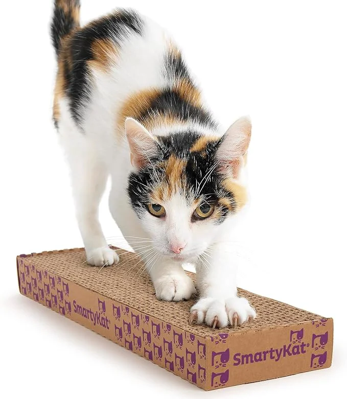 Excellent SmartyKat Super Scratcher Corrugated Cat Scratcher and Scratch Pad Luxury