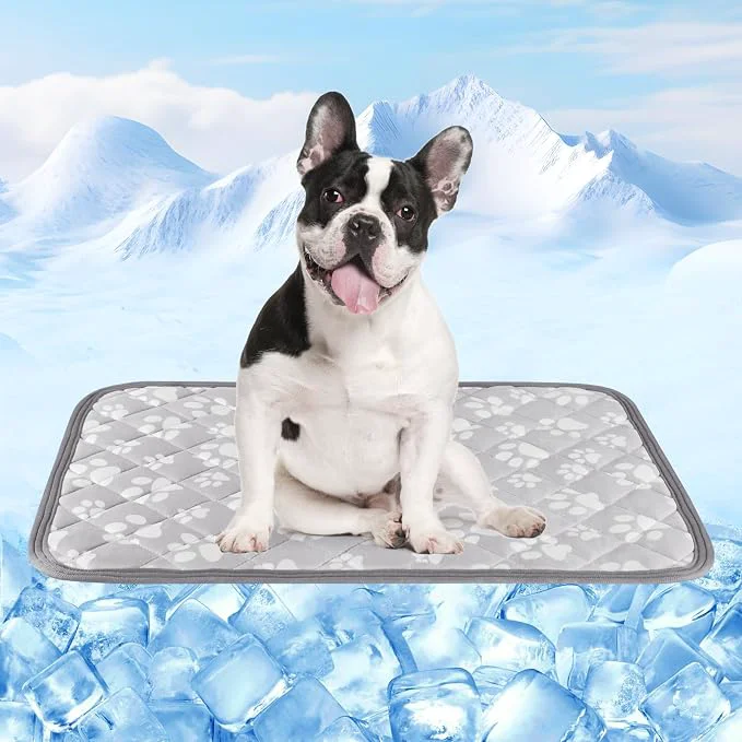 Official Rywell Cooling Mat for Dogs New Grey Edition Washable Non-Toxic Summer Pet Outstanding