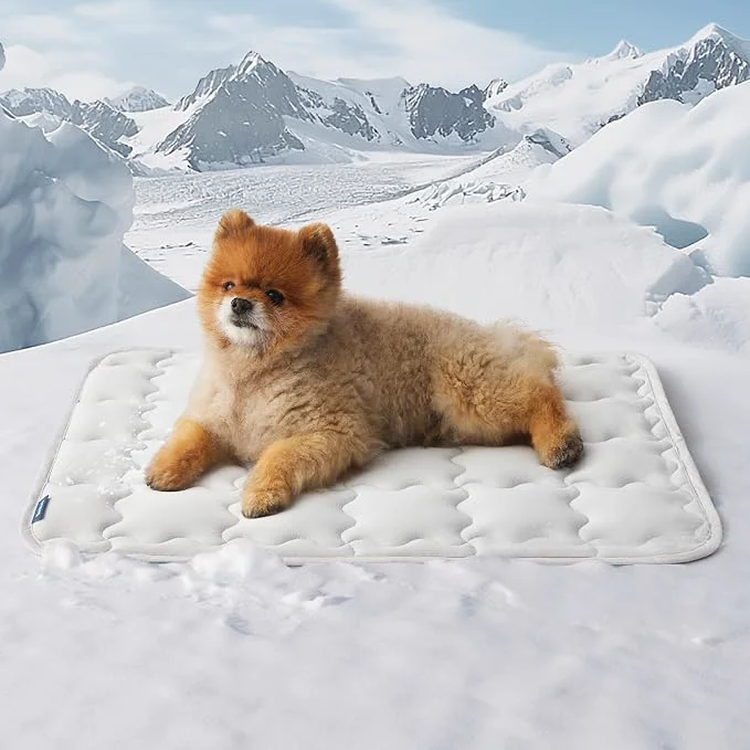 Secure Bedsure Cooling Mat for Small Dogs – 24x18 Thin Washable Cooling Pet Pad for Cat Powerful