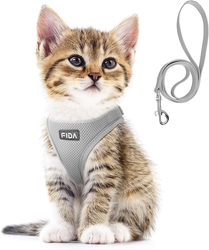 Verified Fida Cat Harness and Leash Set for Walking Kitten and Puppy Escape Proof Authentic