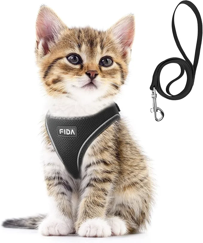 Premium Material Fida Comfy Dog Harness with Leash Cat Vest Harness Escape Proof Breathable World-Class