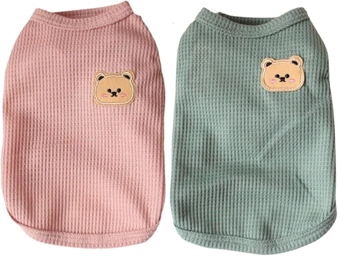 Top-Quality Cotton Dog Shirt Summer Lightweight Pet T-Shirts Soft Breathable Stretchy Cats World-Class