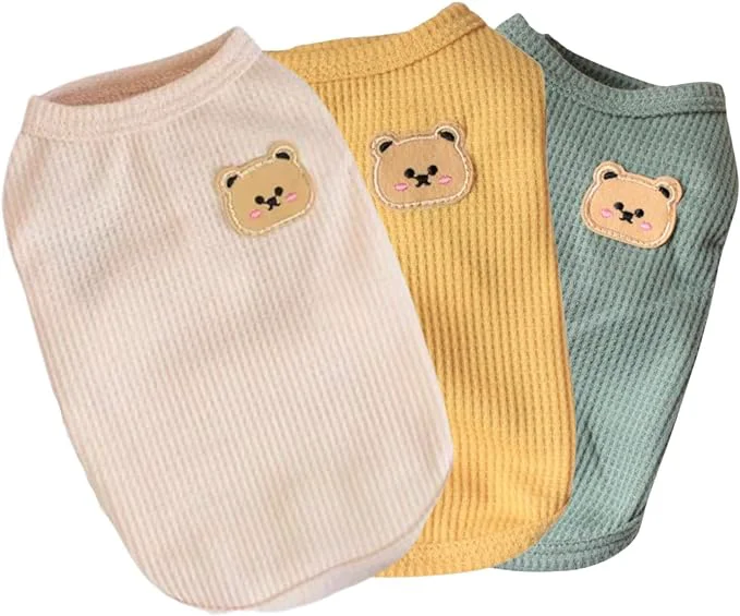 Relaxed Cotton Dog Cat Shirt Summer Lightweight Pet T-Shirts Soft Breathable Stretchy Proven