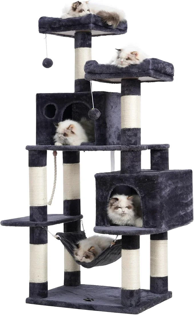 Smart Hey-brother Large Multi-Level Cat Tree Condo Furniture Functional