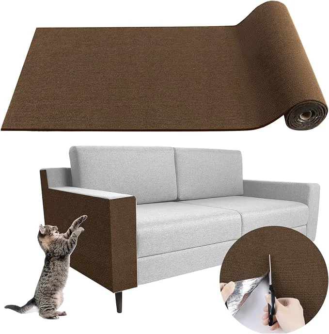 Lightweight Climbing Cat Scratcher Mat Trimmable Cat Scratching Post Carpet 39.3 x15.8 Versatile