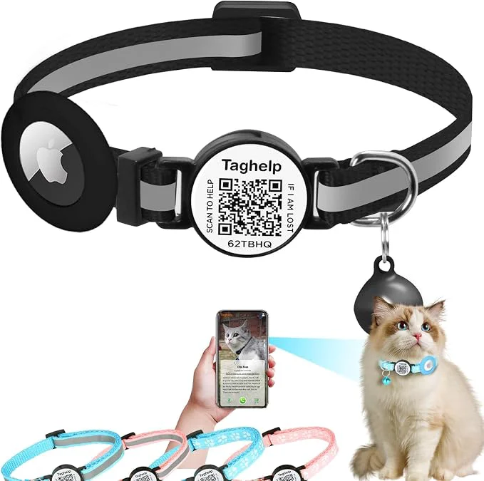 Practical Airtag Cat Collar Breakaway Durable