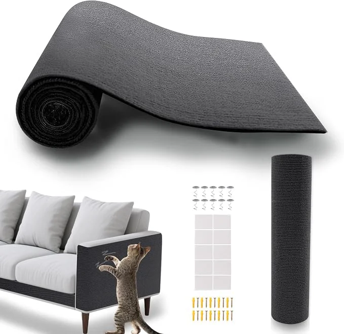 Authentic ASENKU Cat Scratch Furniture Protector Trimmable Self-Adhesive Couch Protector Environmentally Friendly