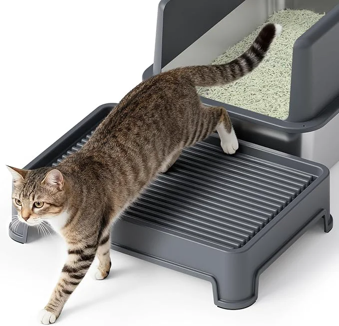 Top-Quality Cat Ramp for Litter Box d Litter Ramp for Cat Litter Boxes Washable Crafted