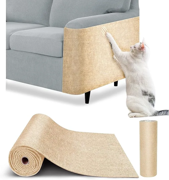 Stylish Cat Scratch Furniture Protector – DIY Climb Scratch Mat Cat Scratch Pad Verified