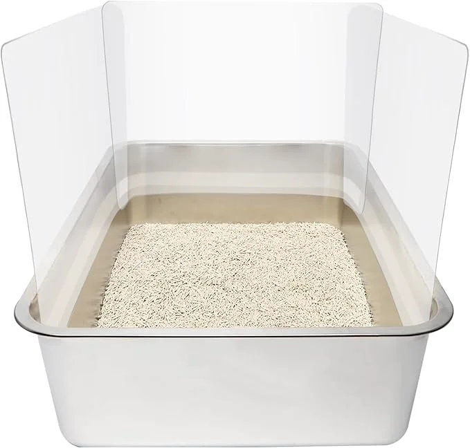 Artisan 12PCS Cat Litter Box Pee Shields Transparent Easy Clean Splash Guard Genuine