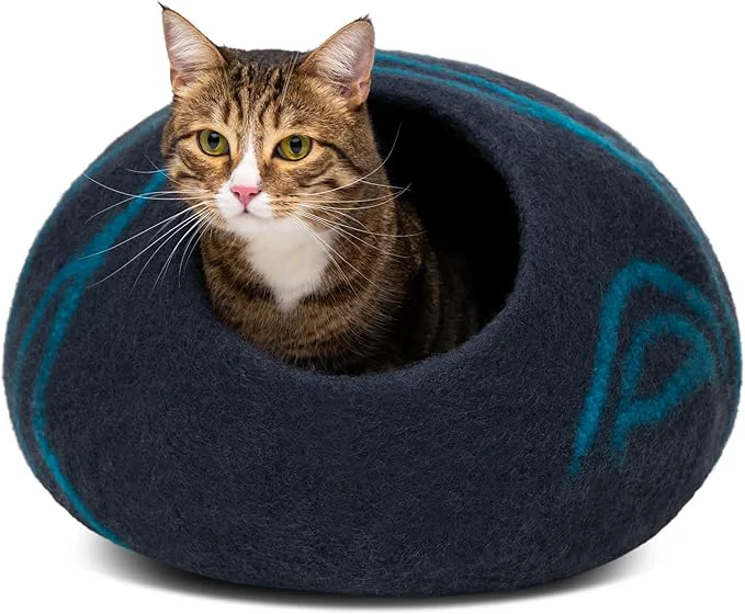 Premium Material MEOWFIA Cat Cave – Premium Felt Cat Bed Crafted