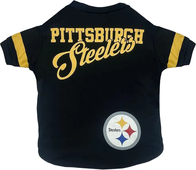 Recyclable Pets First NFL Pittsburgh Steelers T-Shirt Fine Crafted