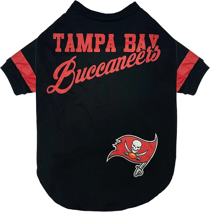 Reliable Pets First Tampa Bay Buccaneers Dog Cat T-Shirt Elite