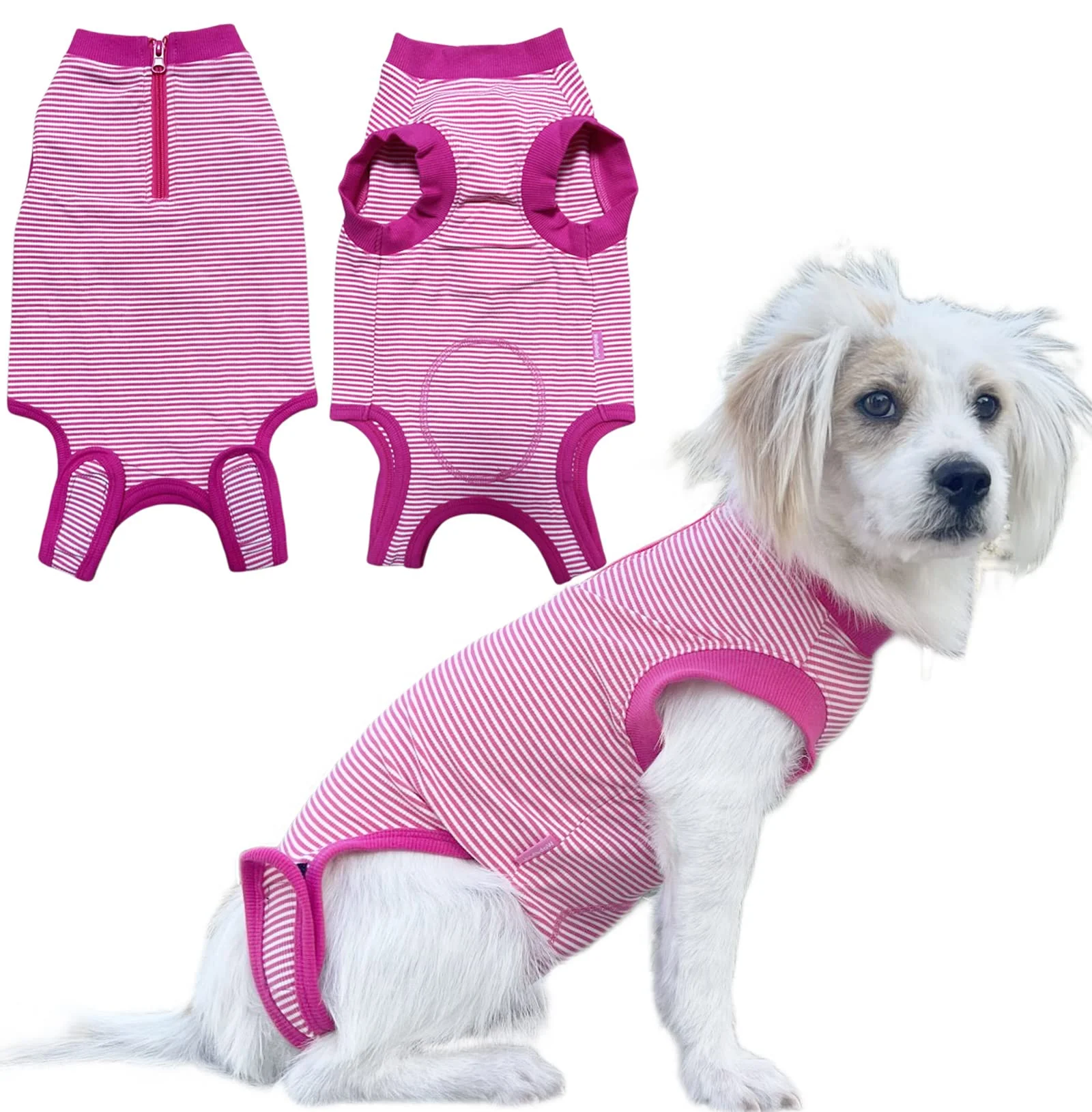 Smart Wabdhaly Recovery Suit for Dogs — Zipper Cone for Female Spay Recovery Secure