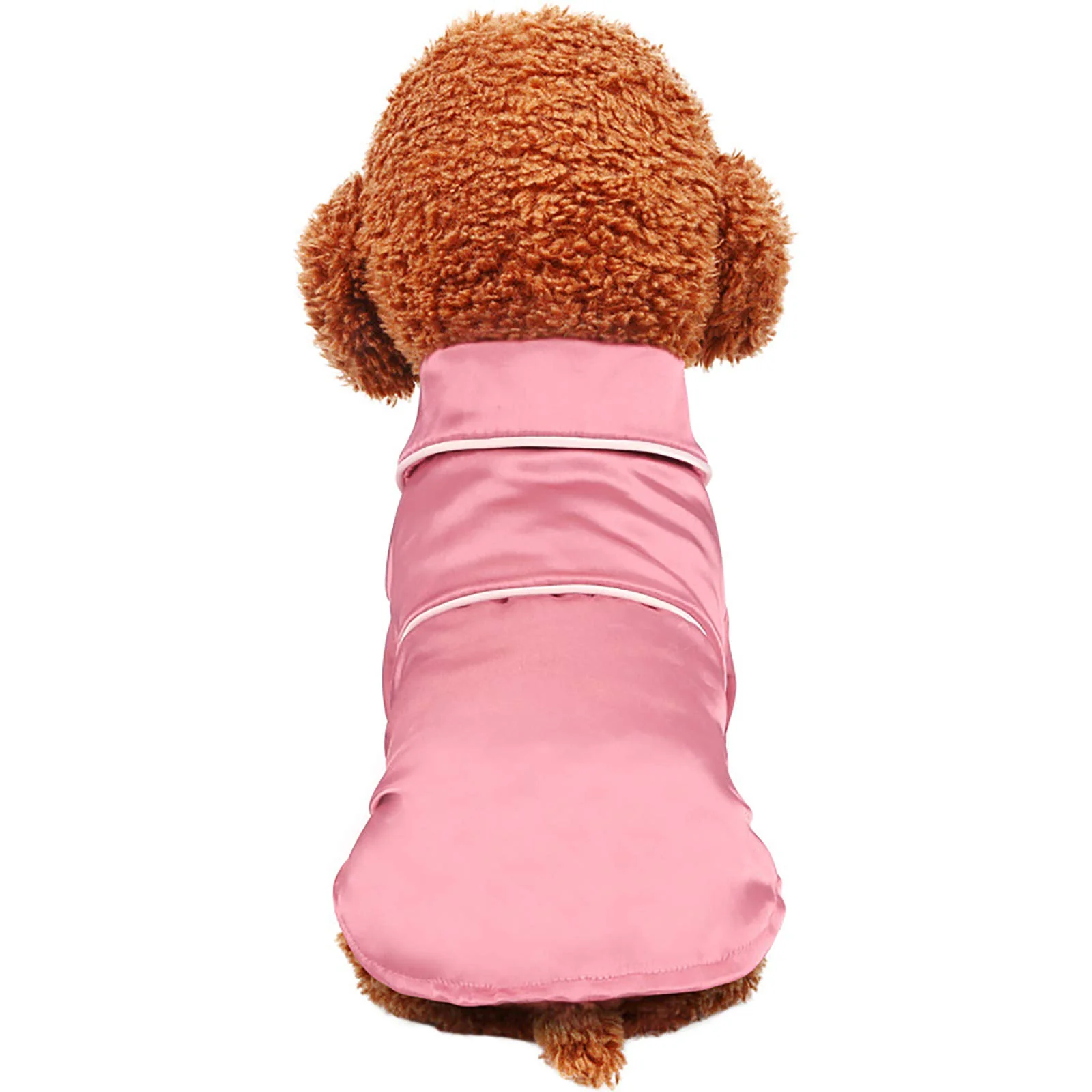 Proven Less bad Lifeunion Small Dogs Cats Pajamas – Two-Legged Silk Lapel Sleepwear for All Season Medium Pink Enhanced