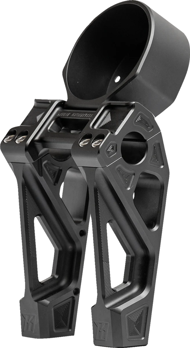Excellent KODLIN USA Fastback Risers - Includes Clamp Gauge Bracket - 6 - Black K55132 Smooth