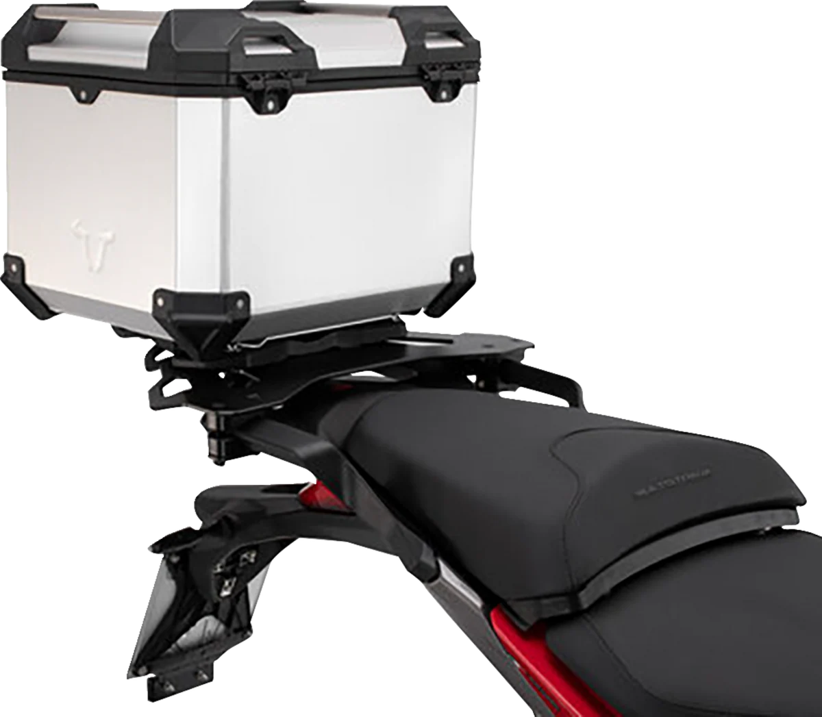Fast SW-MOTECH TRAX ADV Top Case System - Silver - Ducati Multistrada 950 1200 1260 V2 '16-'24 GPT.22.892.70000 S Fine
