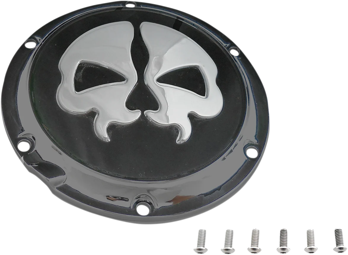 User-Friendly DRAG SPECIALTIES Split Skull Derby Cover - Black 78044B Quality