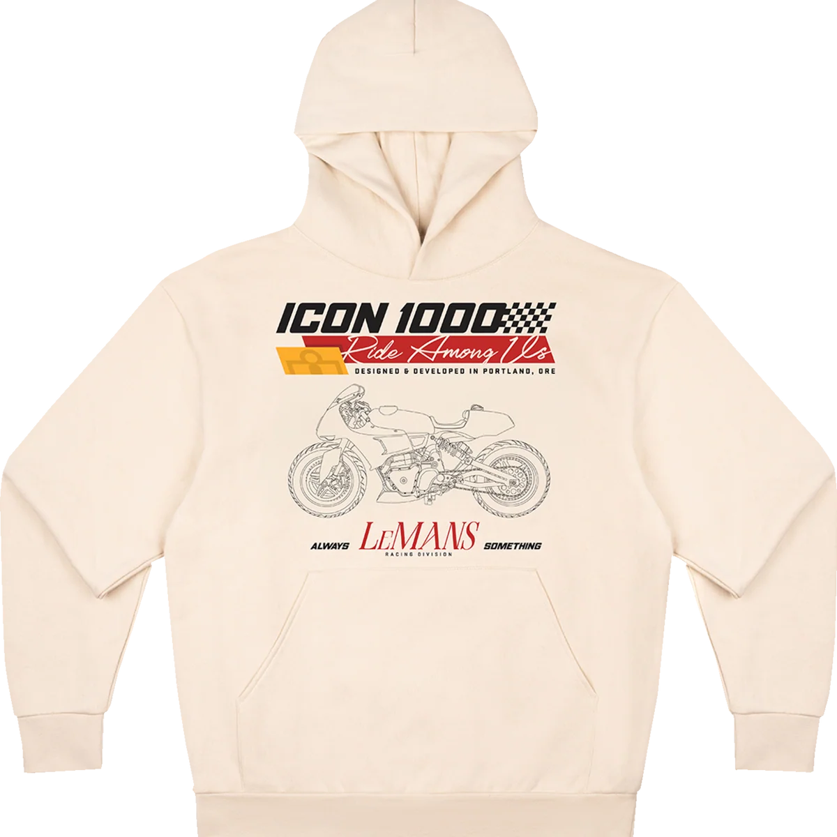 Exclusive ICON Something Hoodie - Ivory - Small 3050-7294 Fine