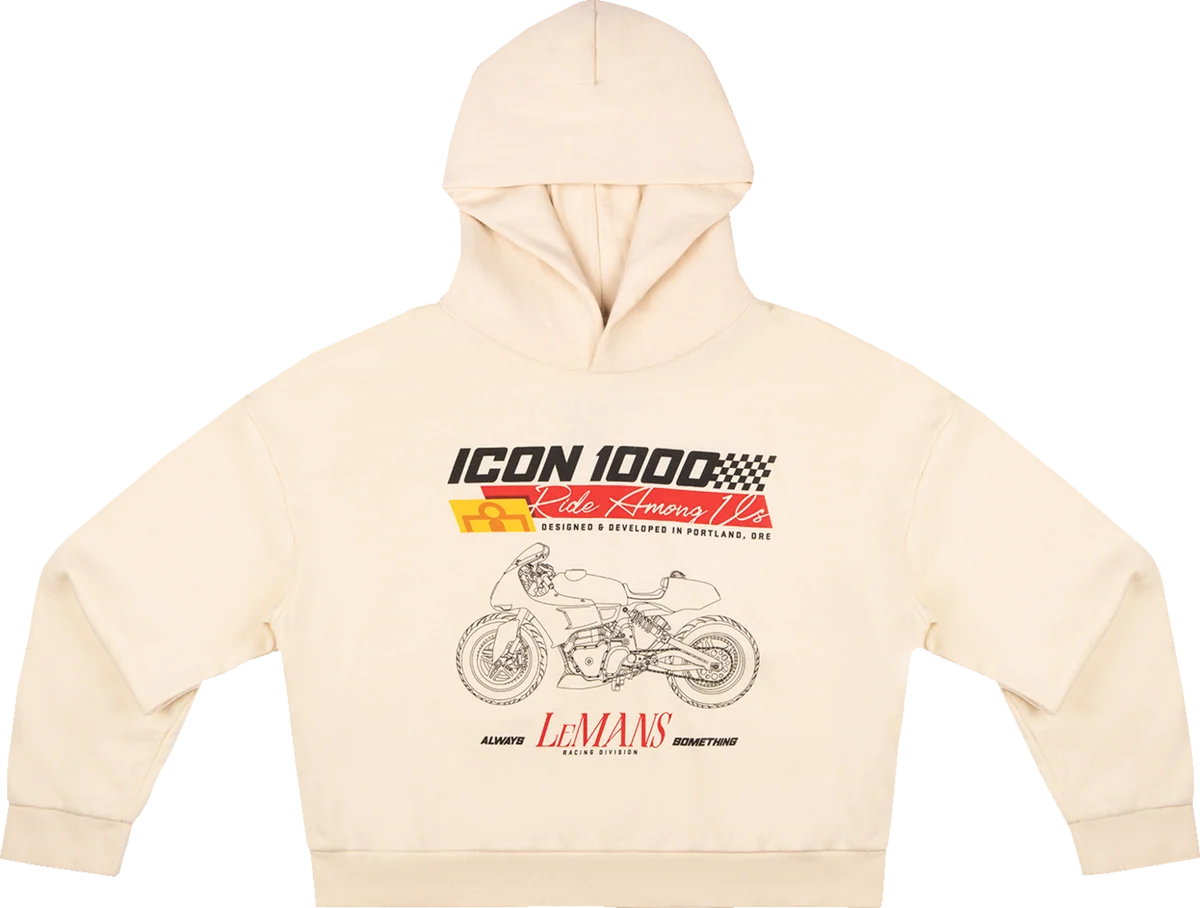 Original ICON Women's Something Hoodie - Ivory - XS 3051-1261 Casual