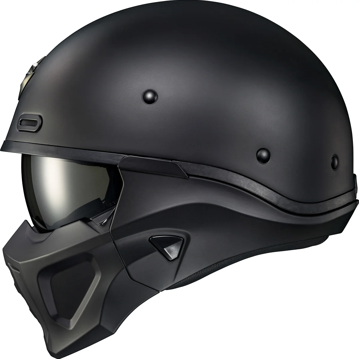 Excellent Scorpion - Covert X Open Face Helmet Matte Black Lg Prestigious