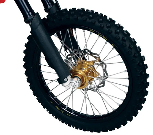 Versatile Front Wheel 1.60 X 21 Orange Hub Black Rim Top-Quality