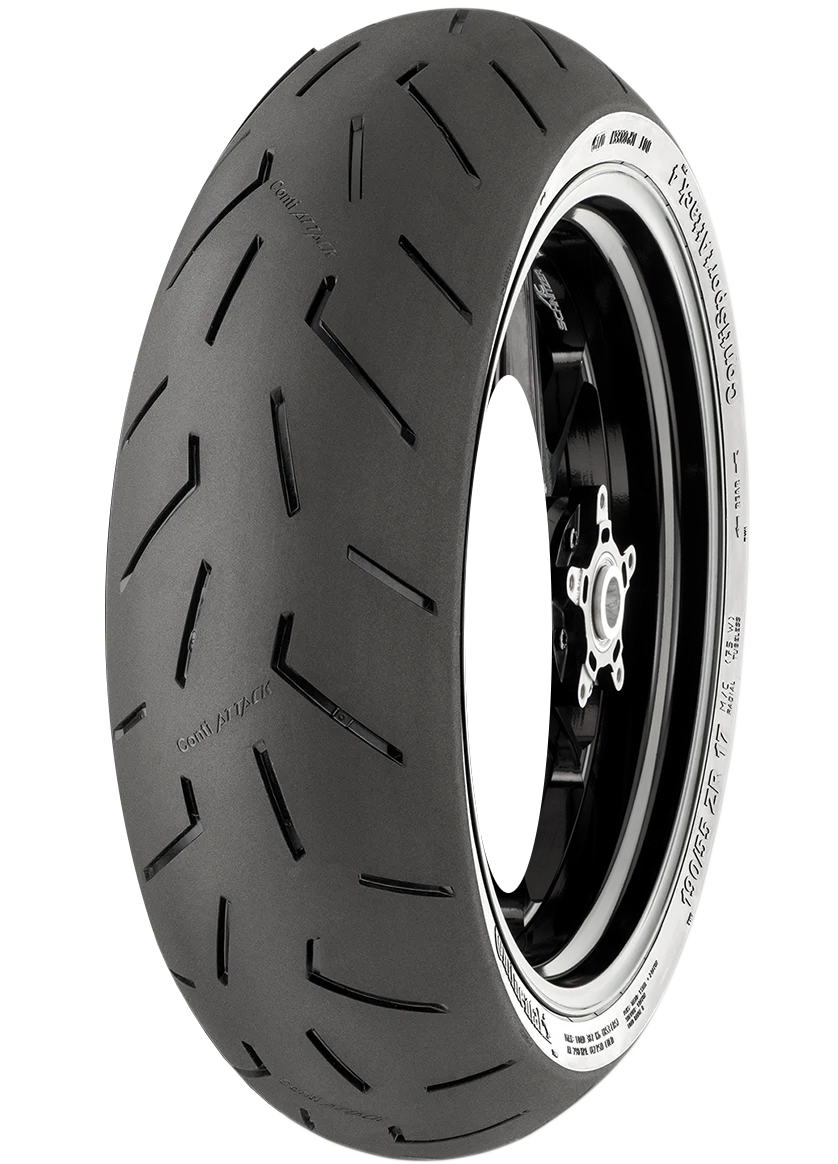 Breathable CONTINENTAL Tire - ContiSportAttack 4 - Rear - 180 55ZR17 - 73W 02446030000 Fast
