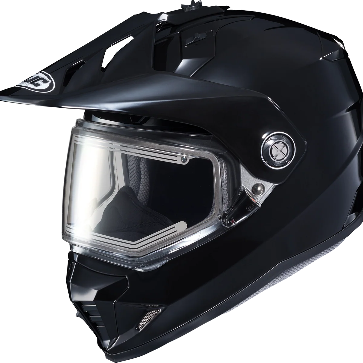 Green HJC DS-X1 Snow Helmet - Electric - Solid - Black - 2XL 272495 User-Friendly
