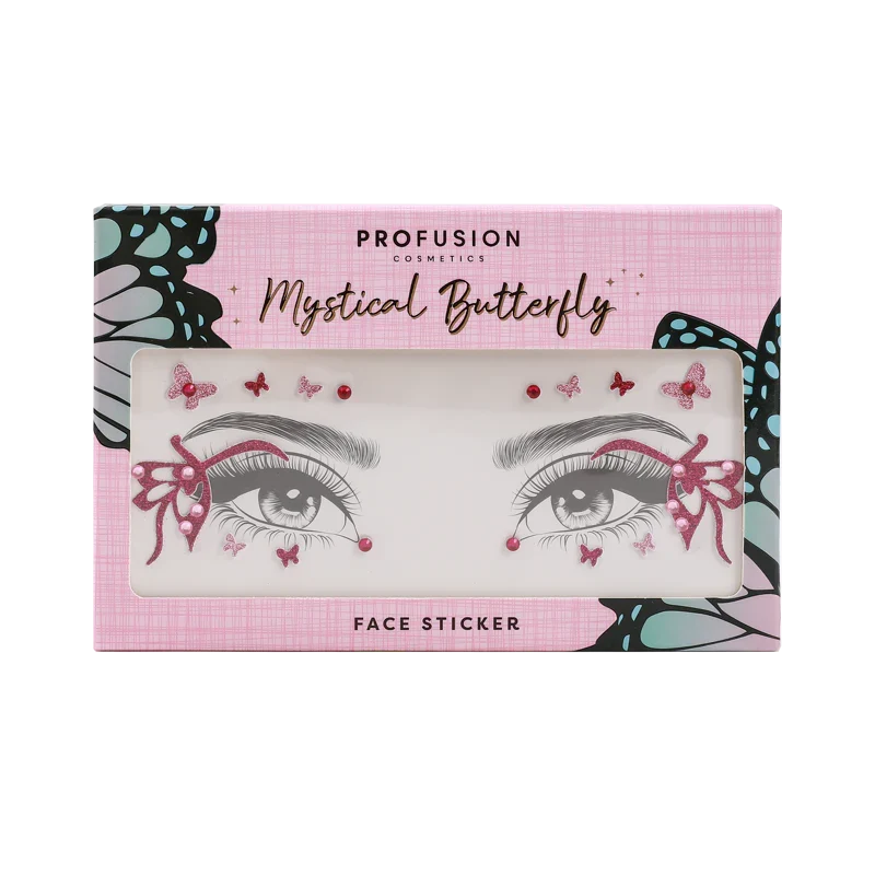 Prestigious Empowered Butterfly Mystical Butterfly Face Stickers High-Quality