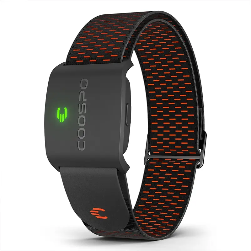 Breathable COOSPO Heart Rate Monitor Bracelet Bluetooth 4.0 ANT Fitness Tracker for Garmin and Wahoo Bike Computers Professional