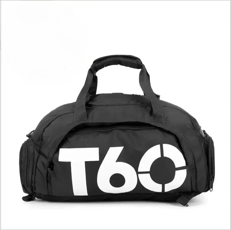 Enhanced Fitness Bag Oxford Dry Wet Gym Bag Large Capacity Fitness Training Bag Shoe Compartment Wear-resistant for Men Women Smooth