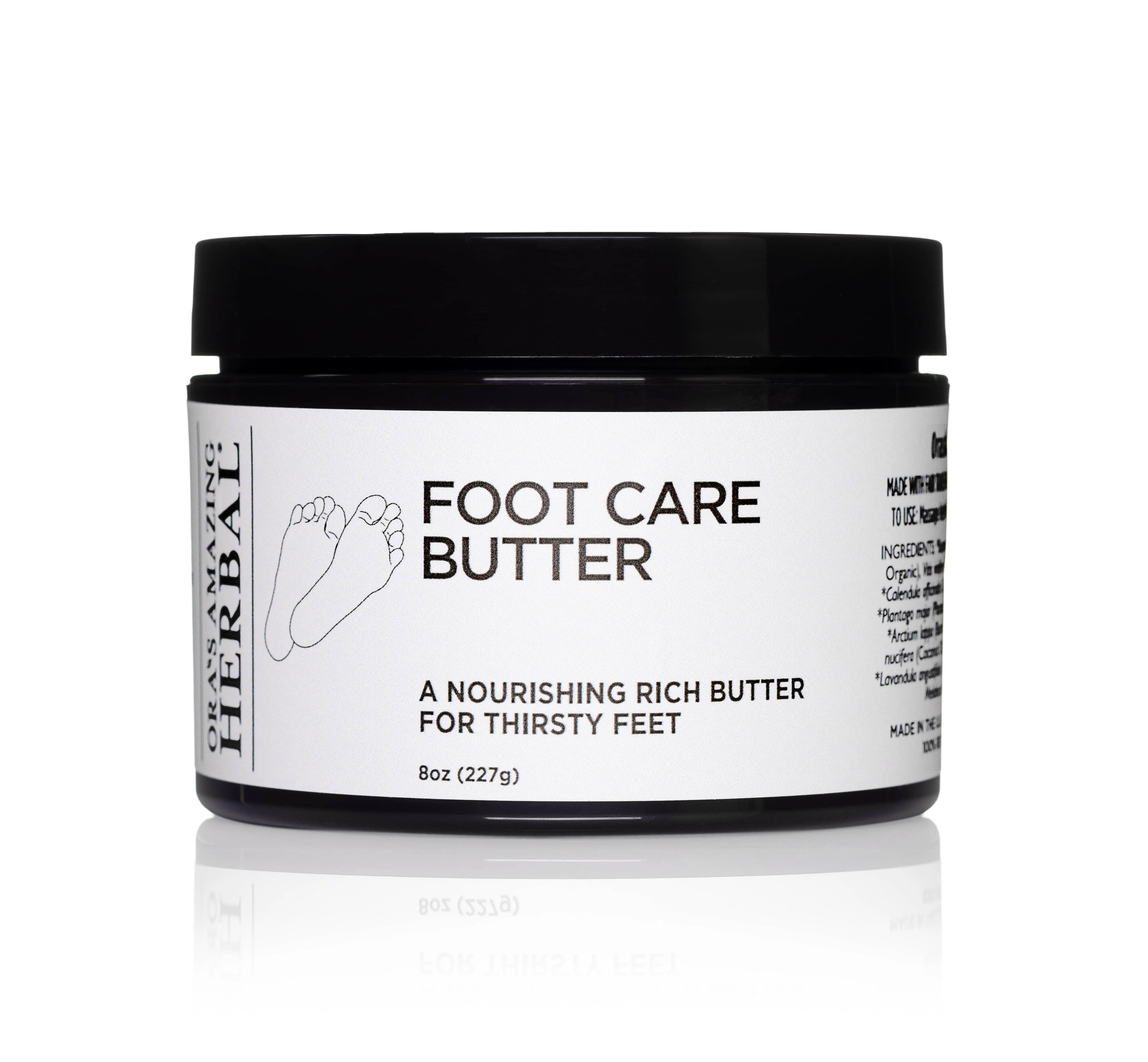 Crafted Foot Care Butter for Dry Cracked Heels Lightweight