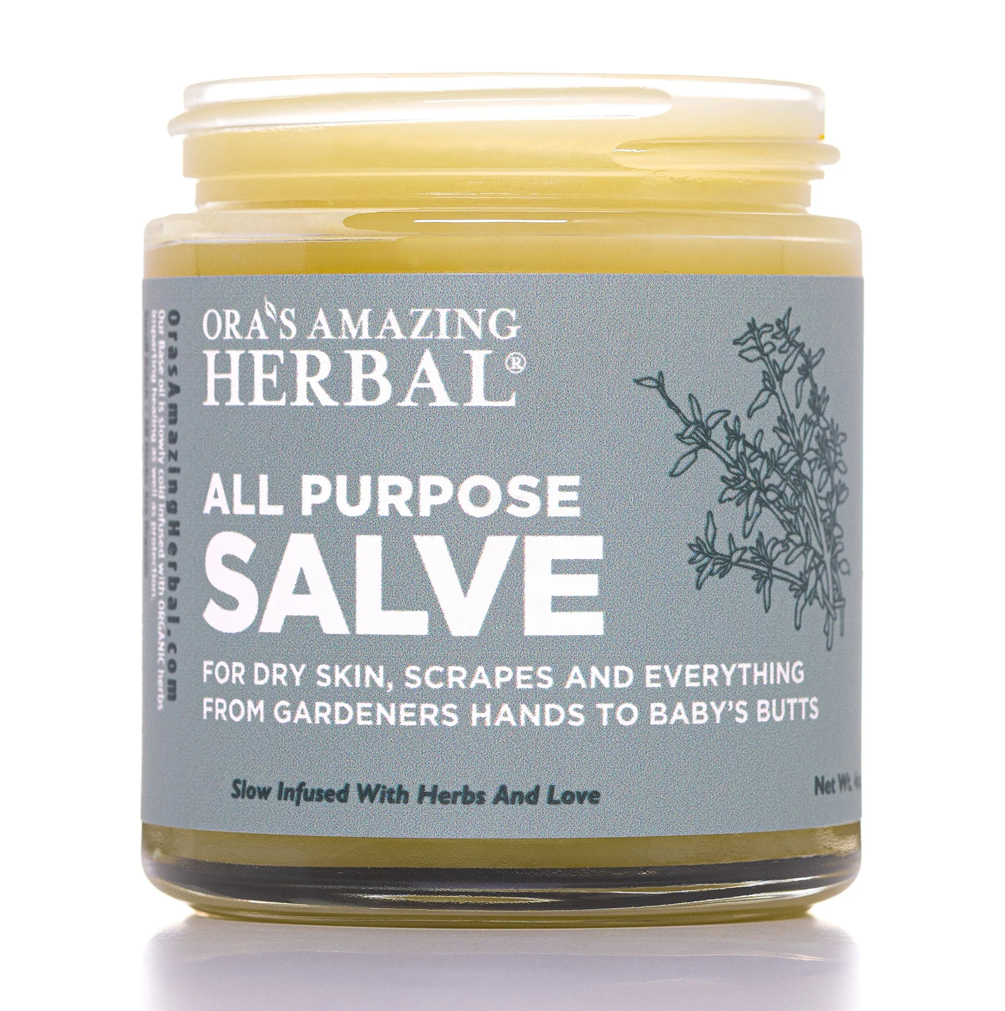 Exclusive All Purpose Salve Herbal Salve with Comfrey Tea Tree Oil Excellent