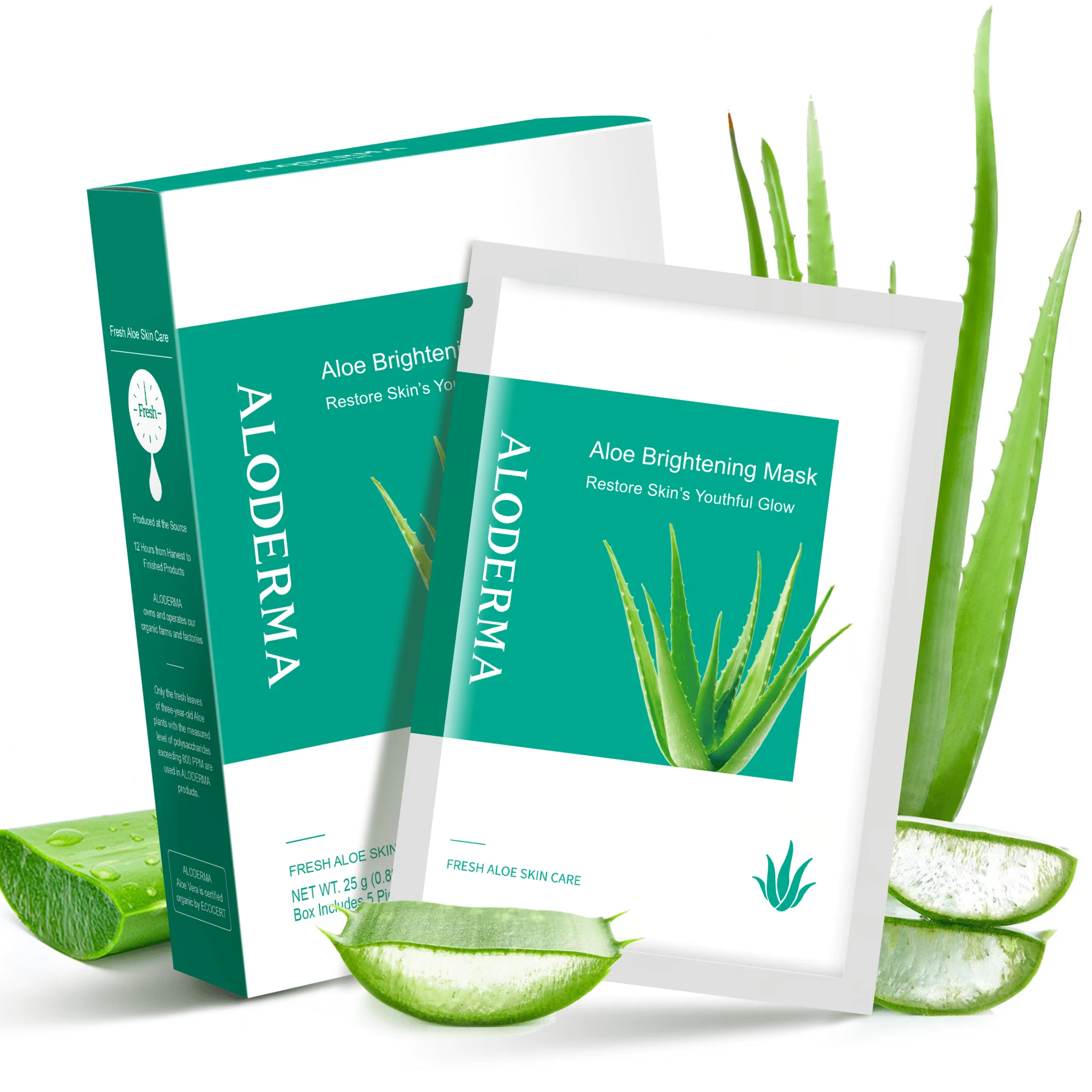 Flexible Aloe Brightening Mask Box of 5 Traditional