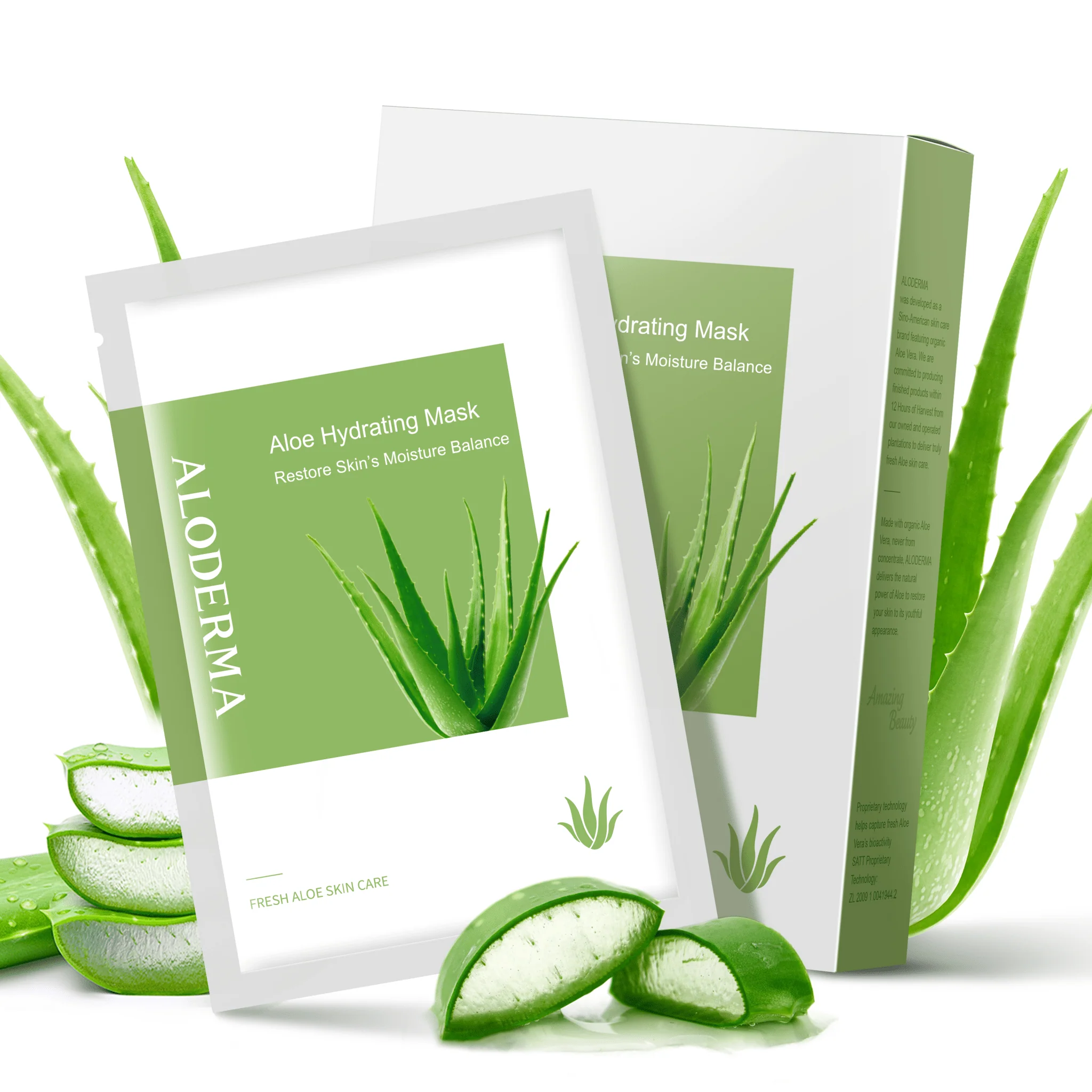 Authentic Aloe Hydrating Mask Box of 5 First-Class