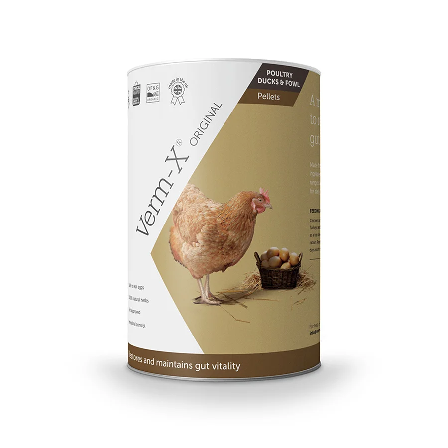 Premium Material Verm-X Internal Parasite Control Pellets For Poultry 250g Effective